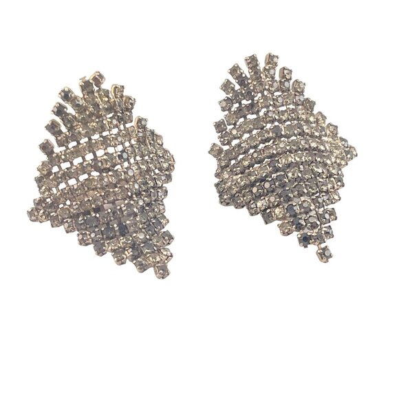 Musi Vintage Shoe Clips Rhinestone circa 1955 - Picture 2 of 6